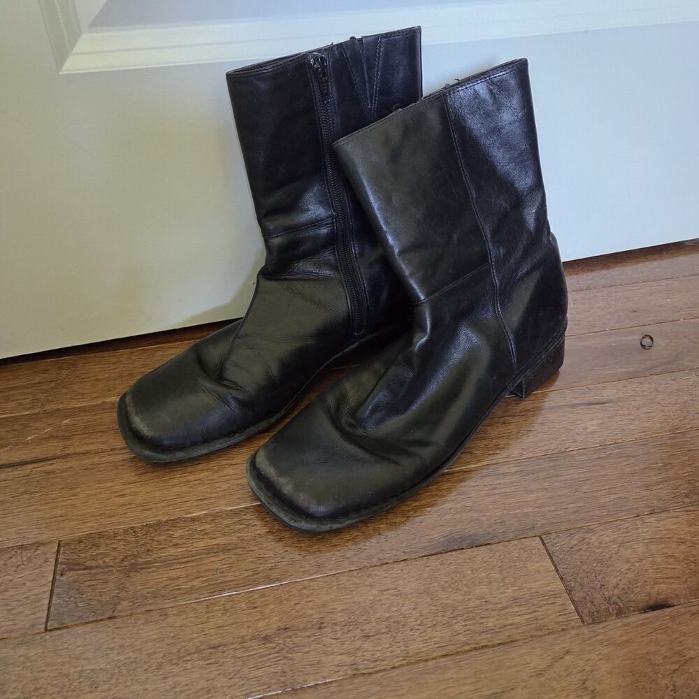 Covington Leather Bandit Boot Womens 8.5 Black